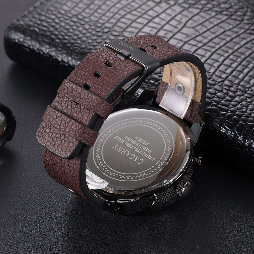 Heritage Leather Men's Watch Heritage Leather Men's Watch Blue Wolf Store 