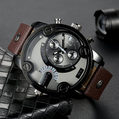 Heritage Leather Men's Watch Heritage Leather Men's Watch Blue Wolf Store 