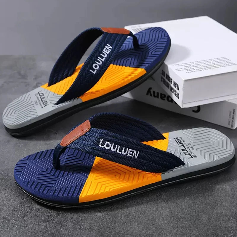 High-Quality Men's Flip Flops Florida High-Quality Men's Flip Flops Florida Blue Wolf Store 