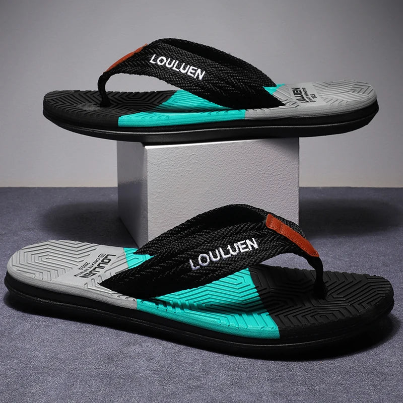 High-Quality Men's Flip Flops Florida High-Quality Men's Flip Flops Florida Blue Wolf Store 