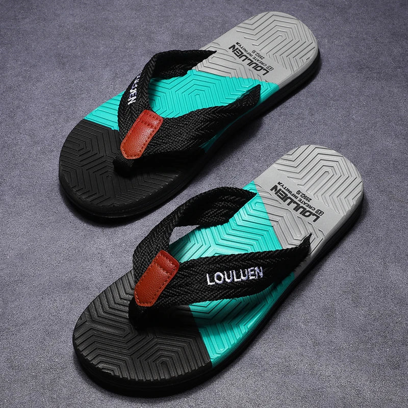 High-Quality Men's Flip Flops Florida High-Quality Men's Flip Flops Florida Blue Wolf Store 