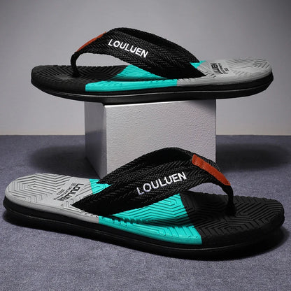 High-Quality Men's Flip Flops Florida High-Quality Men's Flip Flops Florida Blue Wolf Store Black 10US / 9UK 