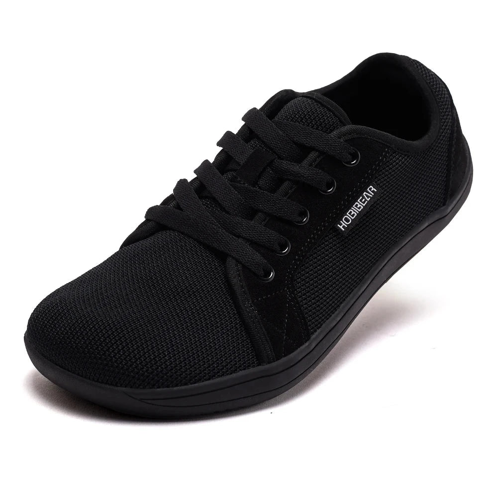 HOBIBEAR Unisex Wide Toe Barefoot Shoes for Men Women Outdoor Trail Running Minimalist Walking Shoes Lightweight and Breathable Blue Wolf Store 