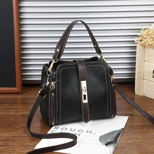 Jasmine Leather Women's Bag Jasmine Leather Women's Bag Blue Wolf Store Black