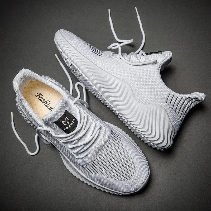 KRYVON - Breathable Casual Sneakers KRYVON - Breathable Casual Sneakers Blue Wolf Store White US 7.5 / UK-AU 6.5 / EU 39 
