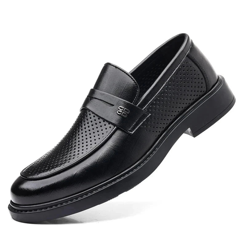 Laurent Savile – Elegant Leather Loafers Laurent Savile – Elegant Leather Loafers Blue Wolf Store 