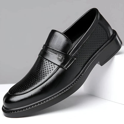 Laurent Savile – Elegant Leather Loafers Laurent Savile – Elegant Leather Loafers Blue Wolf Store 