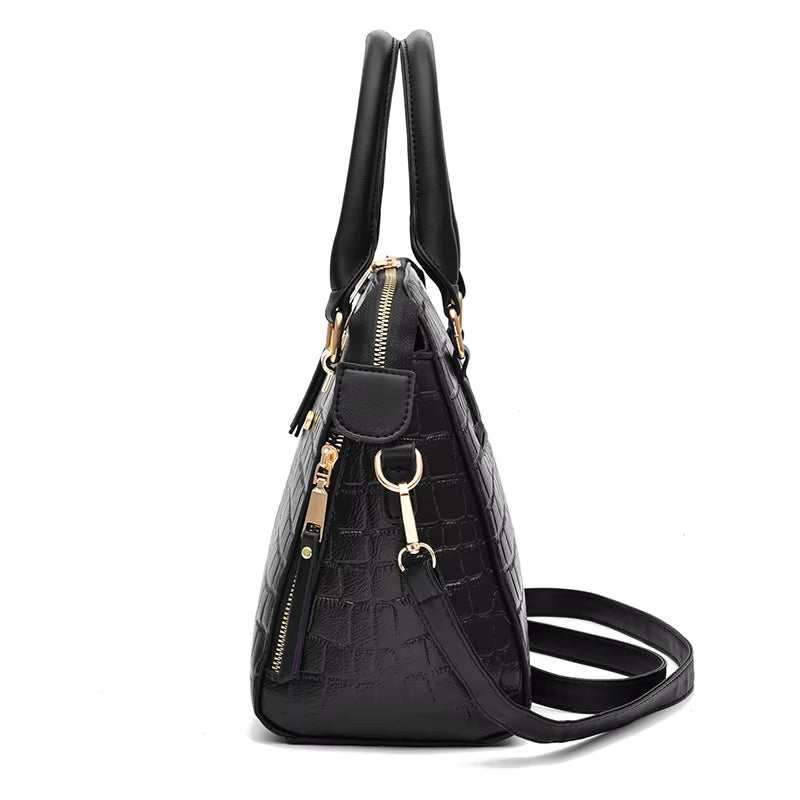 Leather Bag Crocodile Design Leather Bag Crocodile Design Blue Wolf Store 