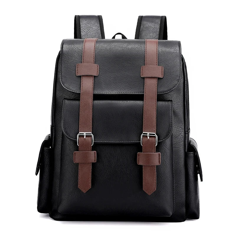 Leather Men's Backpack Balestrine Leather Men's Backpack Balestrine Blue Wolf Store 