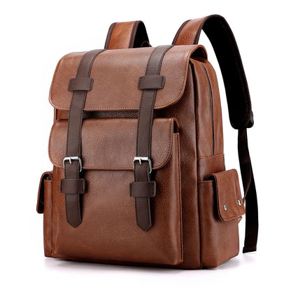 Leather Men's Backpack Balestrine Leather Men's Backpack Balestrine Blue Wolf Store Brown 