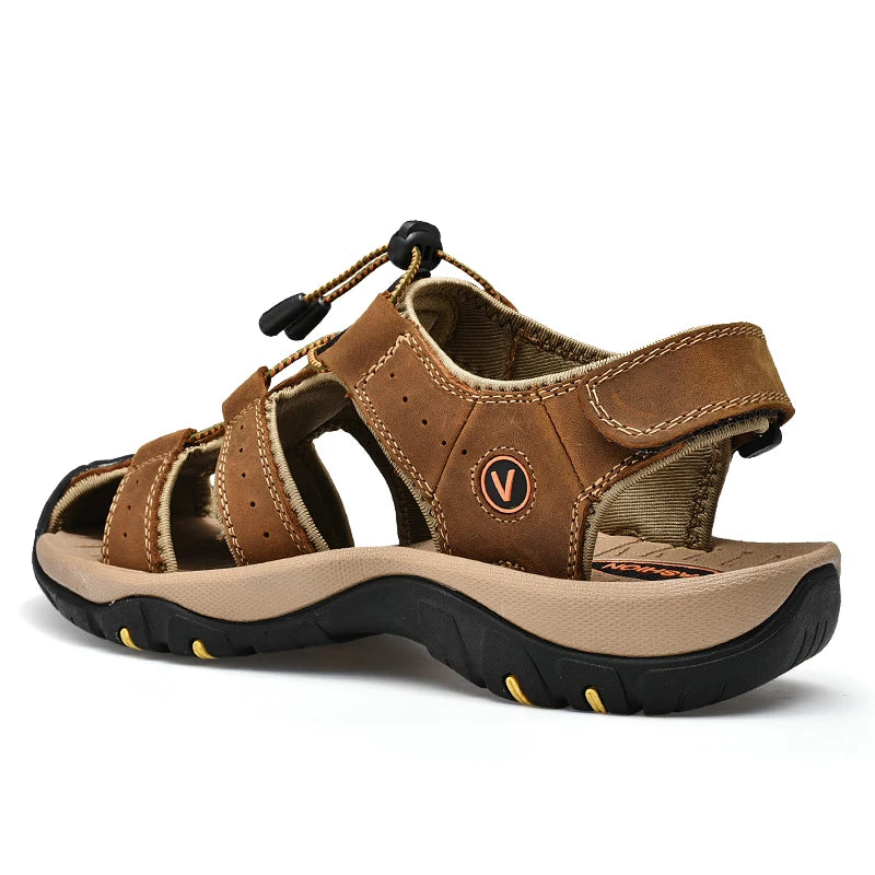 Legacy Men's Leather Sandals Legacy Men's Leather Sandals Blue Wolf Store 