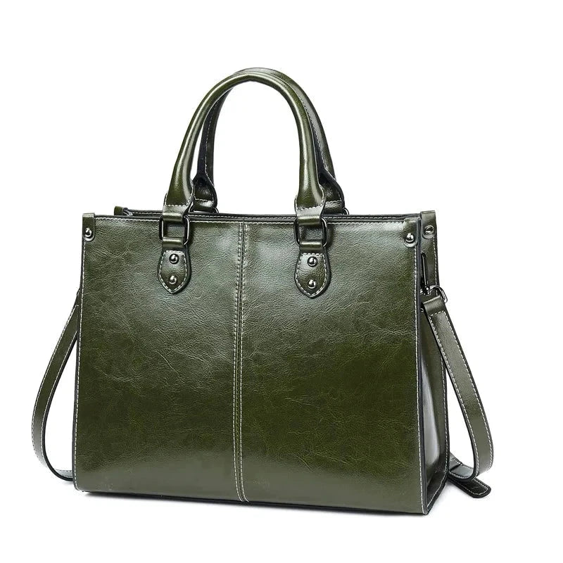 L’Essence Elegance Women's Leather Bag. Blue Wolf Store 