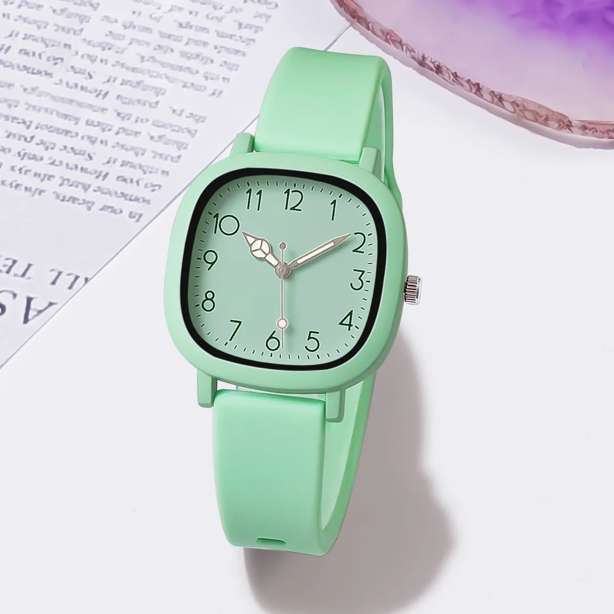 Lizzie Women's Quartz Watch Lizzie Women's Quartz Watch Blue Wolf Store Mint Green 