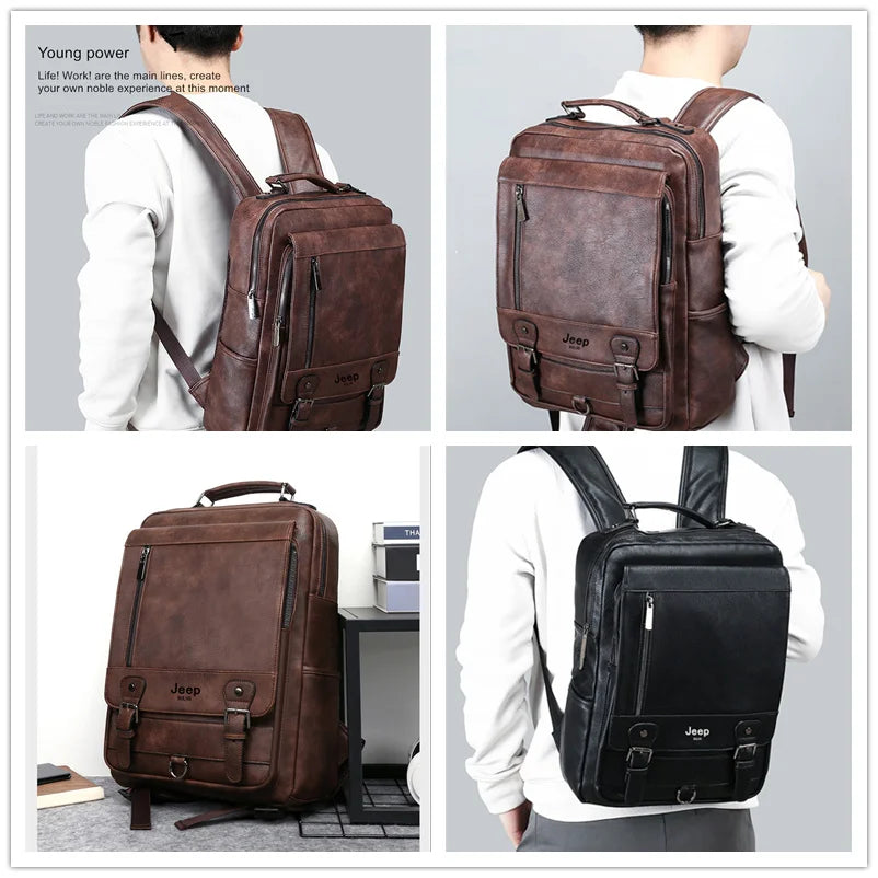 cultured london leather backpack London Leather Backpack – Blue Wolf Store