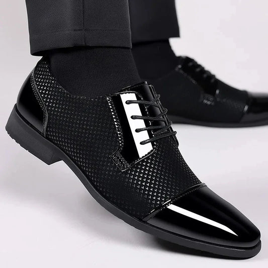 Luxe Belfort Men's Formal Leather Shoes Luxe Belfort Men's Formal Leather Shoes Blue Wolf Store 