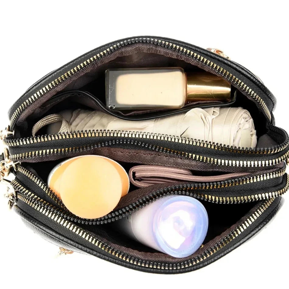 Luxe Sienna Women's Leather Bag Blue Wolf Store 