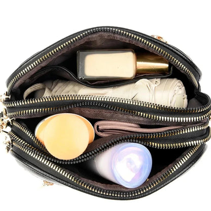 Luxe Sienna Women's Leather Bag Blue Wolf Store 