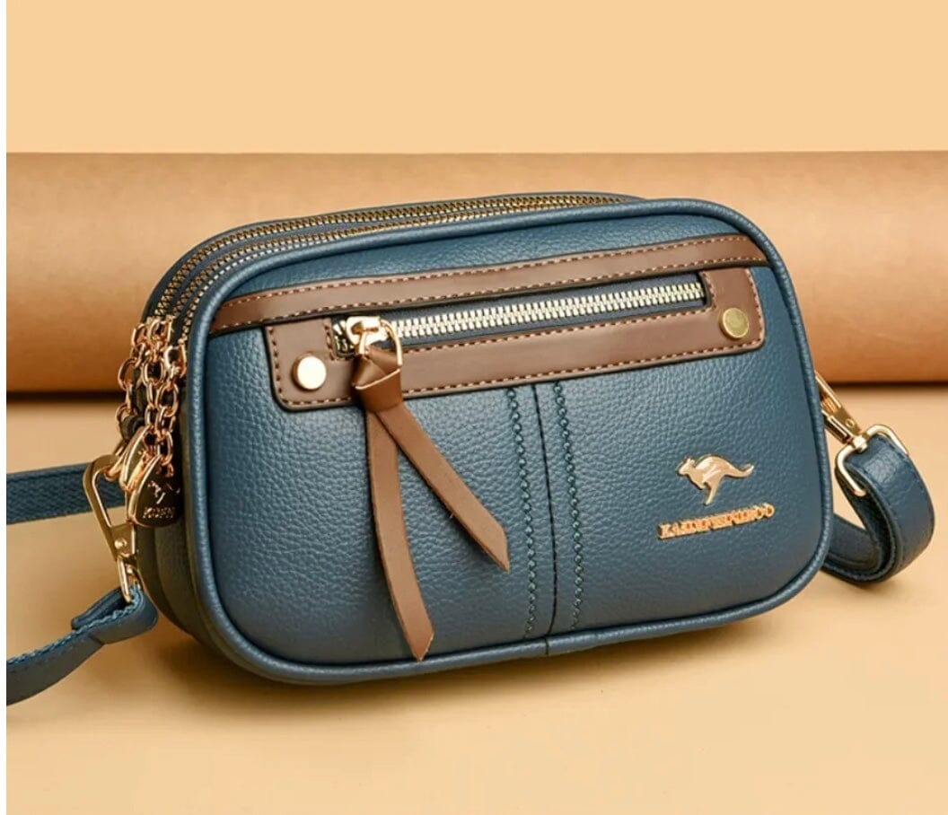 Luxe Sienna Women's Leather Bag Blue Wolf Store 