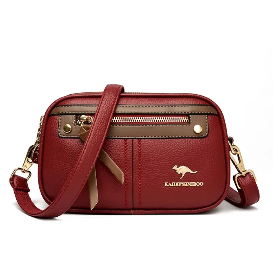 Luxe Sienna Women's Leather Bag Blue Wolf Store 
