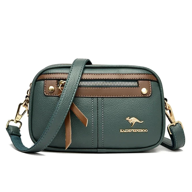 Luxe Sienna Women's Leather Bag Blue Wolf Store 