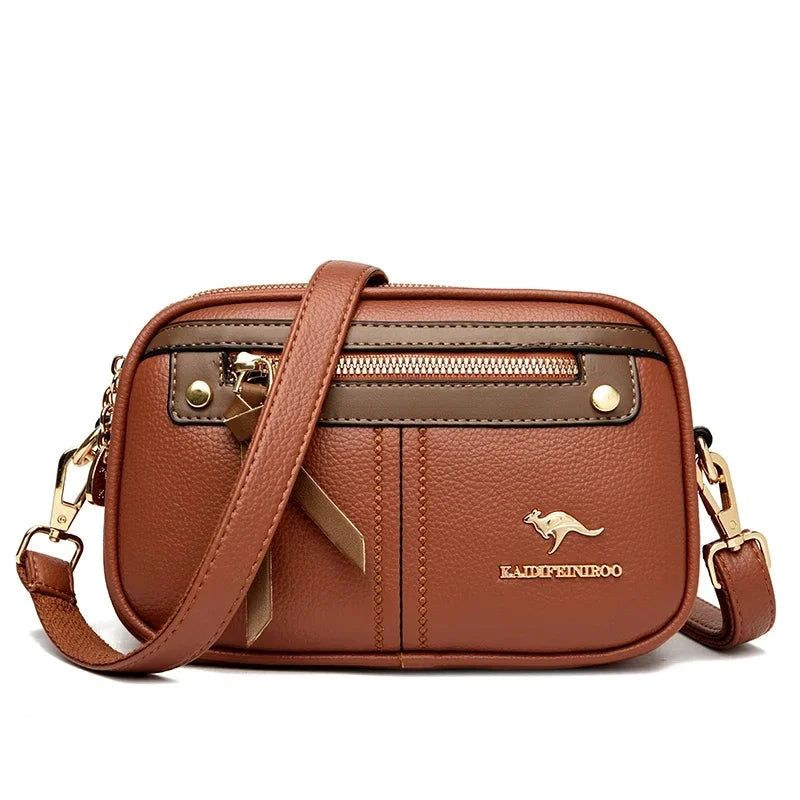 Luxe Sienna Women's Leather Bag Blue Wolf Store 