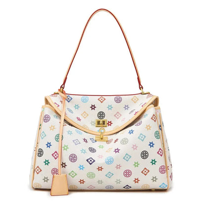 Luxury Brand Women Messenger Bags Genuine Leather Brown Suede Hand Held Totes Gold Buckle Women Shoulder Bags Lady Trend Satchel Blue Wolf Store White A 