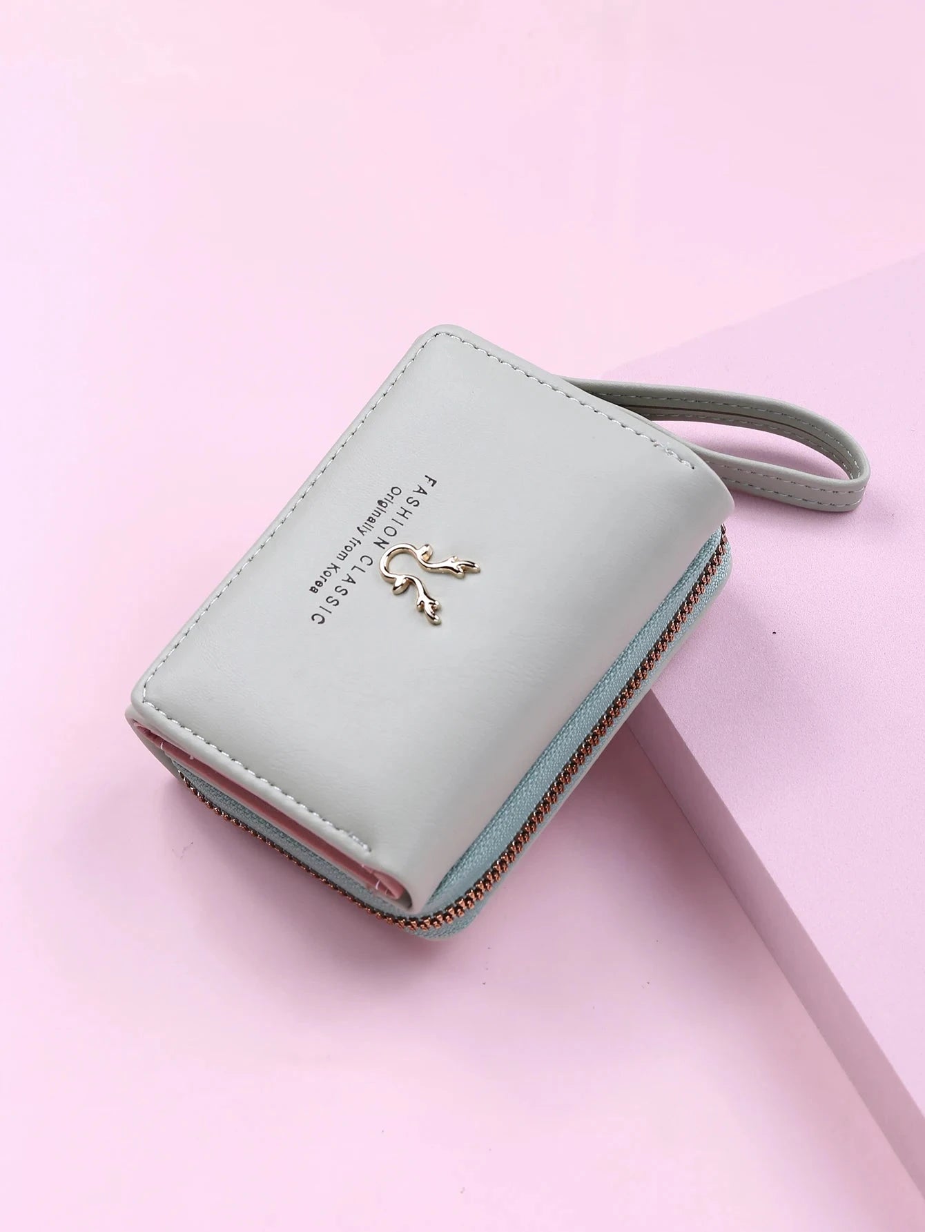 Luxury Brand Women's Small Wallet Female Card Holder Short Wallets with Coin Purse for Woman Ladies PU Leather Hasp Mini Clutch Blue Wolf Store 