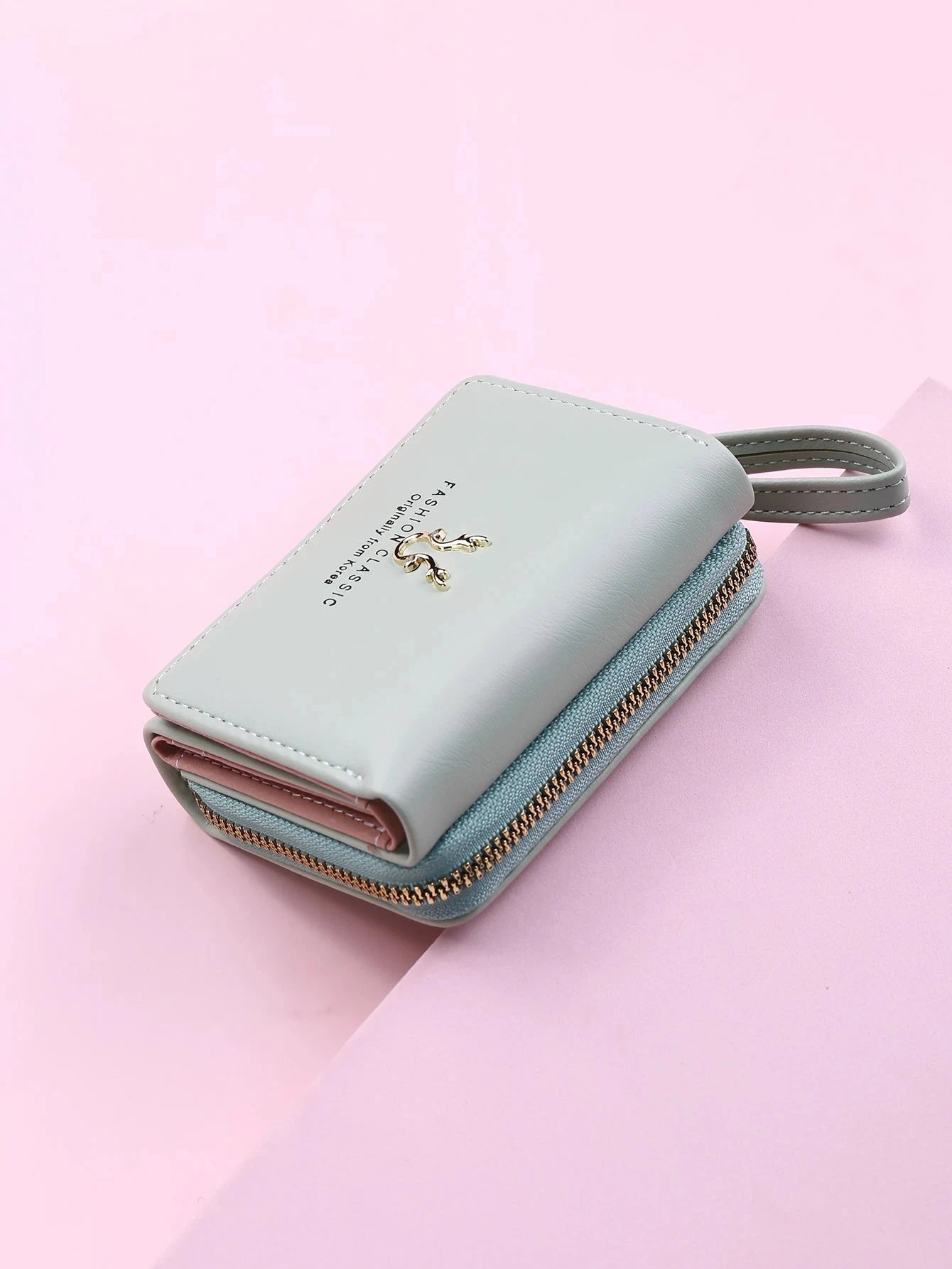Luxury Brand Women's Small Wallet Female Card Holder Short Wallets with Coin Purse for Woman Ladies PU Leather Hasp Mini Clutch Blue Wolf Store 