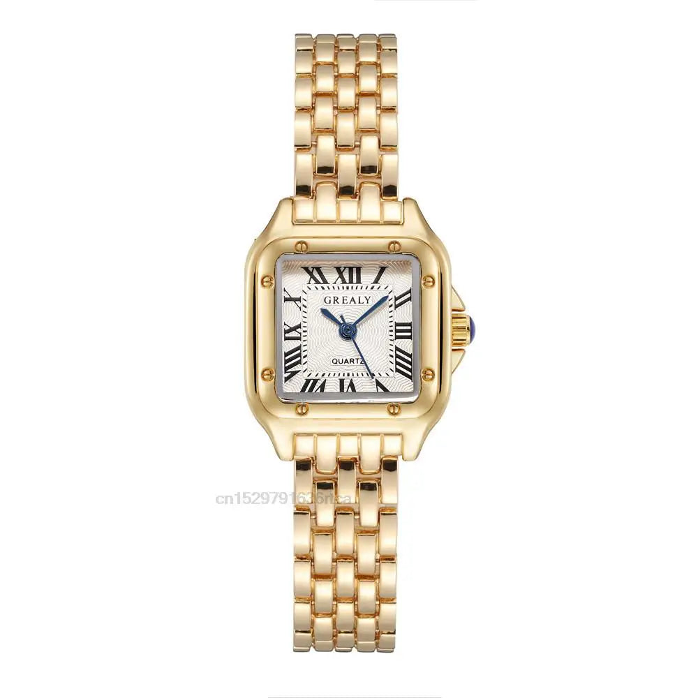 Luxury Quartz Women's Wristwatch with Roman Numerals Luxury Quartz Women's Wristwatch with Roman Numerals 
