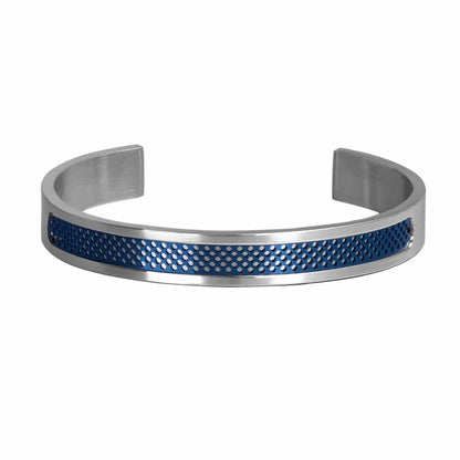 Luxury Set Handmade Men Crown Bracelets Contrast Colour Bangles Hemp Rope Buckle Open Stainless Steel Micro Pave CZ Jewelry Blue Wolf Store 