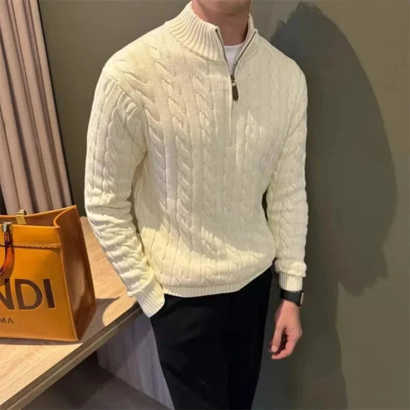 Marlowe – Men’s Half-Zip Sweater Marlowe – Men’s Half-Zip Sweater Blue Wolf Store 