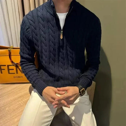 Marlowe Men’s Sweater Marlowe Men’s Sweater Blue Wolf Store M Navy Blue 