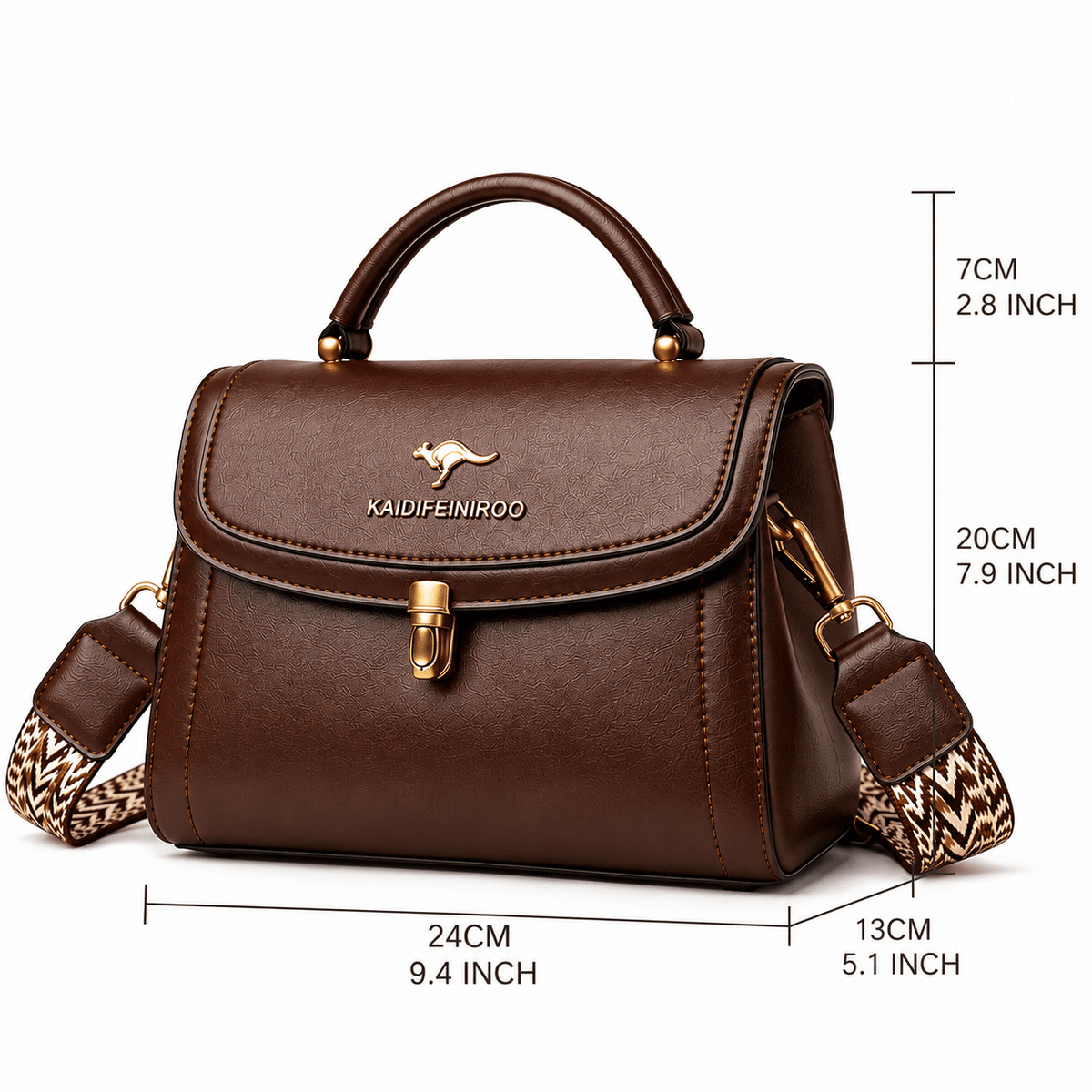 MARVÉLLE – Women's Structured Leather Handbag with an Elegant Design MARVÉLLE – Women's Structured Leather Handbag with an Elegant Design 