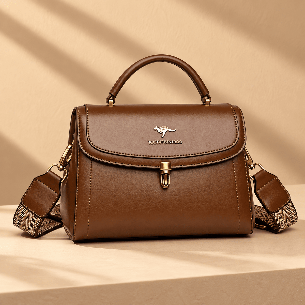 MARVÉLLE – Women's Structured Leather Handbag with an Elegant Design MARVÉLLE – Women's Structured Leather Handbag with an Elegant Design 
