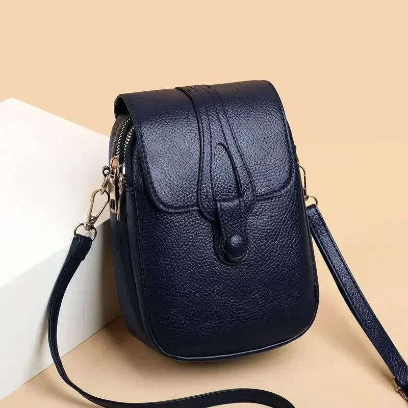 Maytê Retro Leather Women's Bag Maytê Retro Leather Women's Bag Blue Wolf Store Blue 