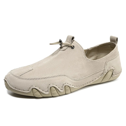 Men Shoes Casual Sneakers Spring Autumn New Fashion Solid Leather Shoes Formal Business Sport Light Breathable Elastic Top Shoes Blue Wolf Store 