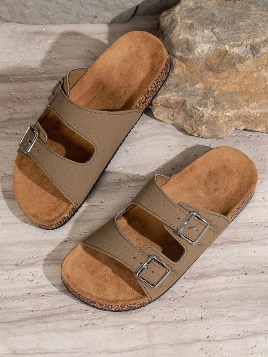 Men's Fashionable Slippers for Home and Outdoor Waterproof Non-Slip Slip-On Fashionable Versatile Slippers Blue Wolf Store 