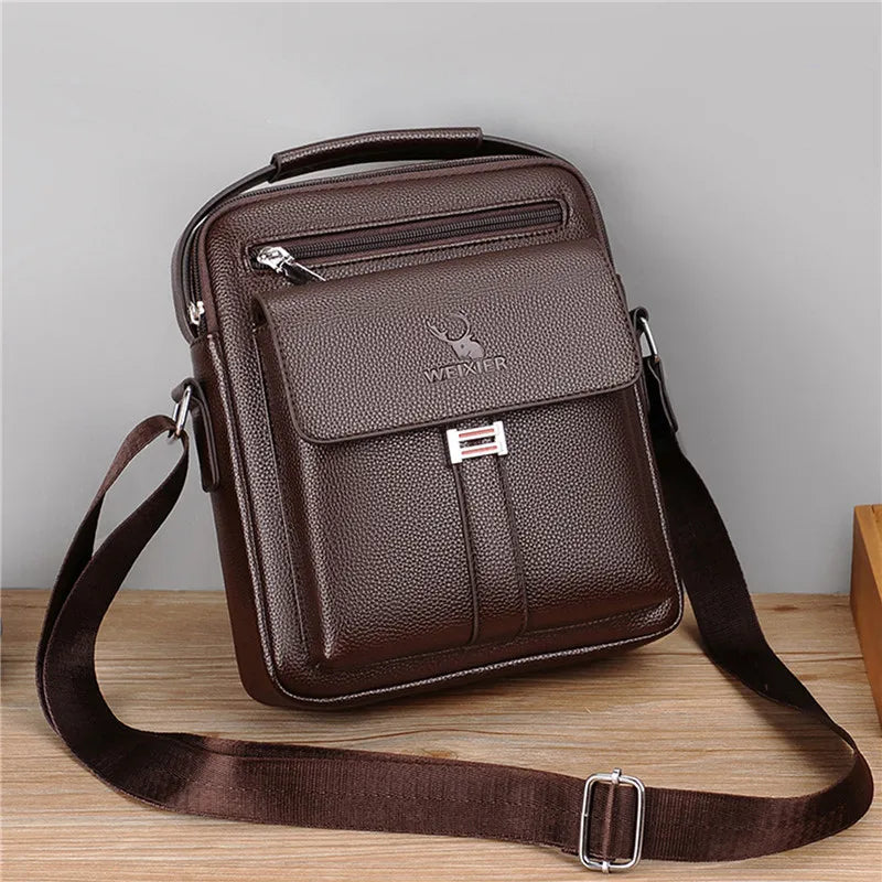 Men's Leather Bag Weix