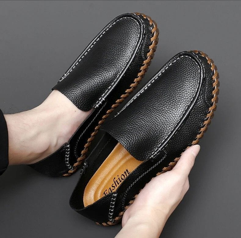 Men’s Leather Moccasins – Benedict Velaro Men’s Leather Moccasins – Benedict Velaro Blue Wolf Store Black US 6.5 / UK-AU 6 / EU 38 