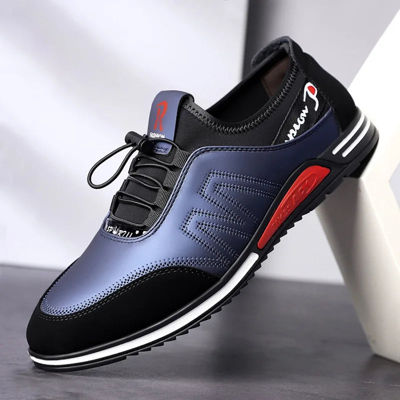 wolf blue store  Men's shoes  Men's Leather Tennis Champ.  Leather sneakers  "Men's sneakers