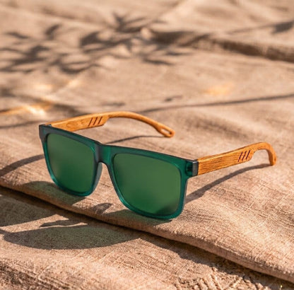 Men's UV400 Sunglasses (2-Piece Set) with Wood Grain Finish – Forestne Duo Men's UV400 Sunglasses (2-Piece Set) with Wood Grain Finish – Forestne Duo Blue Wolf Store 