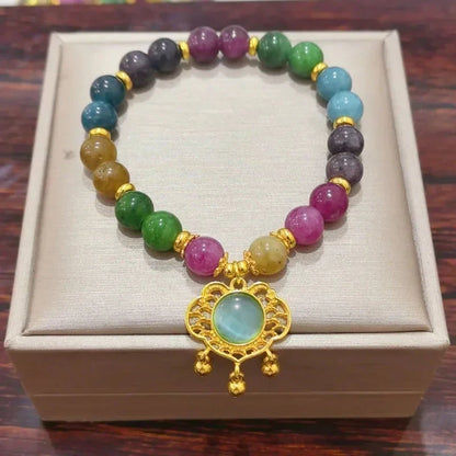 Mystic Earth – Multicolor Gemstone Bracelet for Women Mystic Earth – Multicolor Gemstone Bracelet for Women Blue Wolf Store 