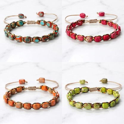 Mysticore – Set of 4 Handmade Stone Bracelets Mysticore – Set of 4 Handmade Stone Bracelets Blue Wolf Store 