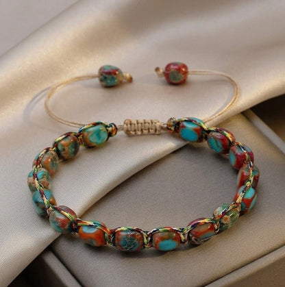 Mysticore – Set of 4 Handmade Stone Bracelets Mysticore – Set of 4 Handmade Stone Bracelets Blue Wolf Store 