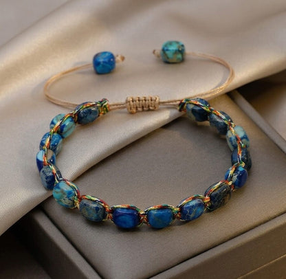 Mysticore – Set of 4 Handmade Stone Bracelets Mysticore – Set of 4 Handmade Stone Bracelets Blue Wolf Store 