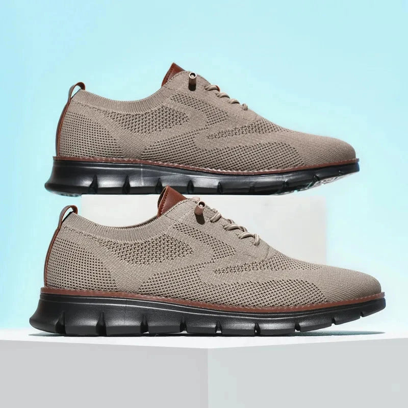 New Trendy Men Breathable Mesh Sneaker Lightweight Comfortable Casual Festival Man Loafers Shoes Fashion Running Men Sport Shoes Blue Wolf Store 