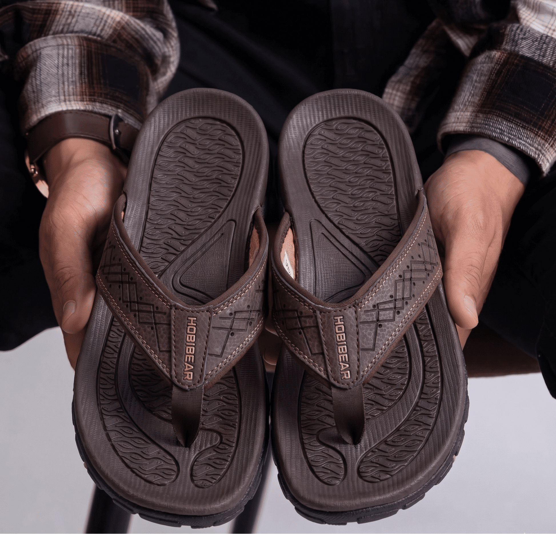 Nexvaron - Men's Leather Flip-Flops Nexvaron - Men's Leather Flip-Flops Blue Wolf Store 