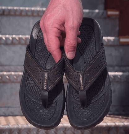Nexvaron - Men's Leather Flip-Flops Nexvaron - Men's Leather Flip-Flops Blue Wolf Store 