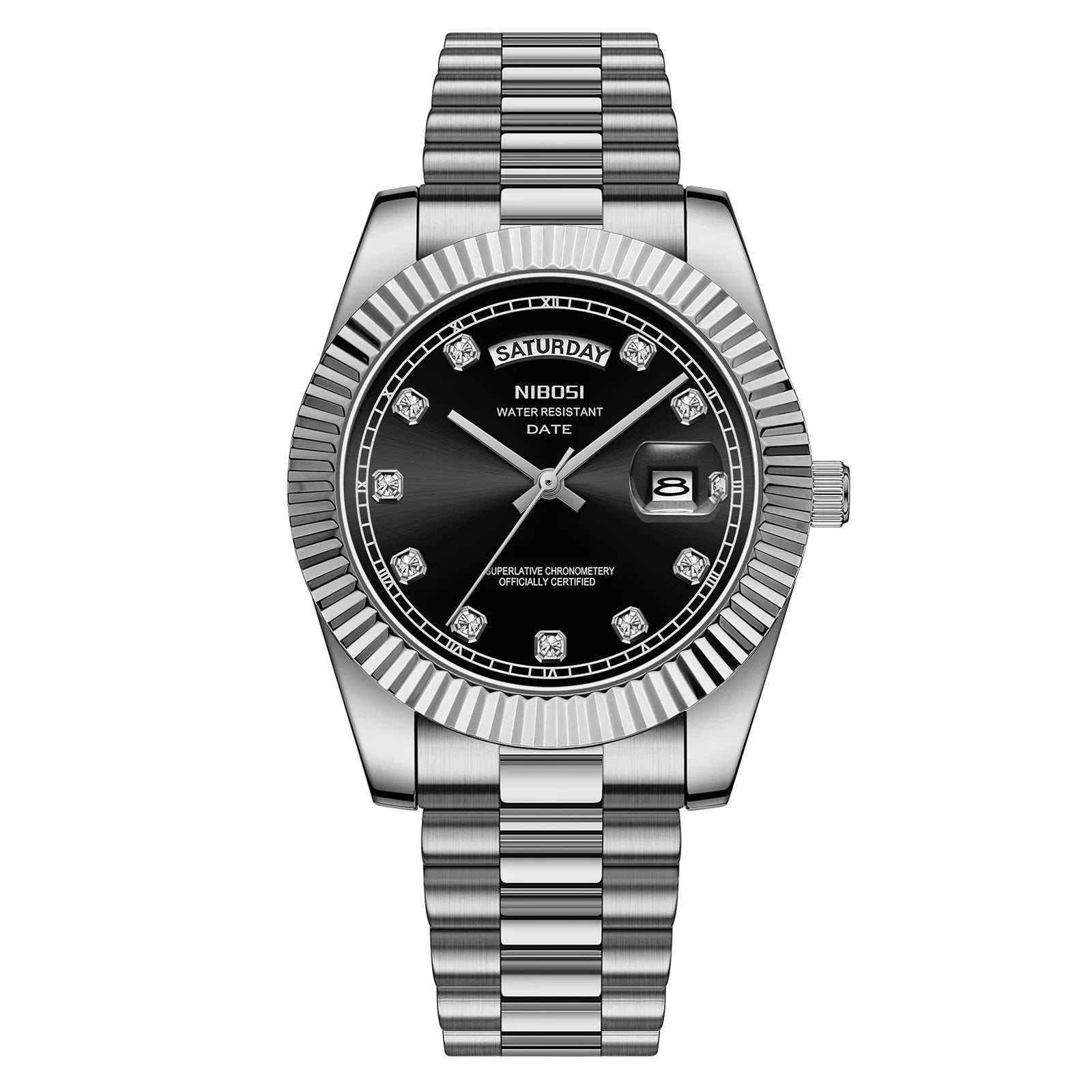 Noble Royale Men's Luxury Watch Noble Royale Men's Luxury Watch Blue Wolf Store Silver Black II 