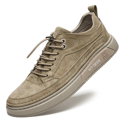 OFF Ekien Leather Shoe OFF Ekien Leather Shoe Blue Wolf Store Khaki EU 45 / UK/AU 10 / US 11 